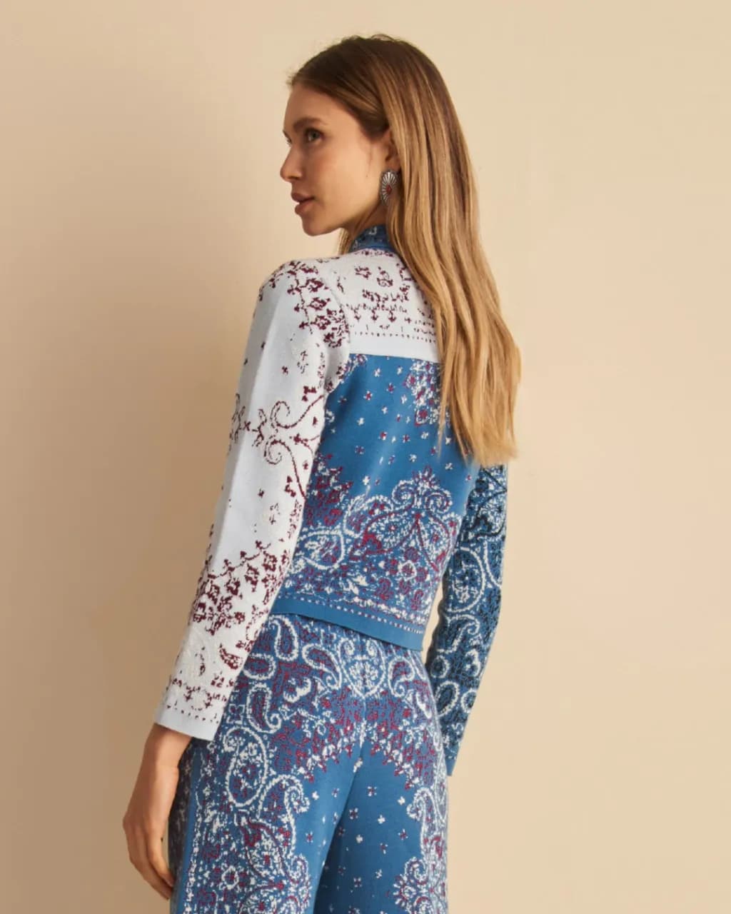 Paisley Knit Jacket 3