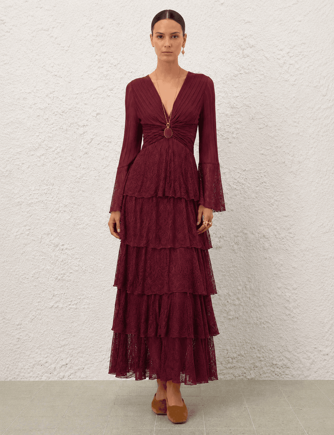 Dress em tricot com babados valiant
